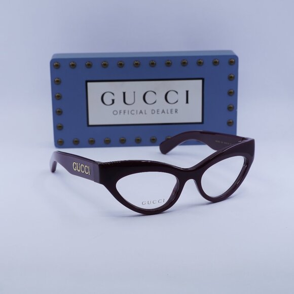 Gucci Accessories - Final Price! Gucci GG1295O 002 Dark Wine Red Eyeglasses 53mm